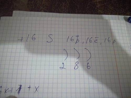 Напишите электронную формулу элемента,атомный номер которого равен 16.определите число протонов и не