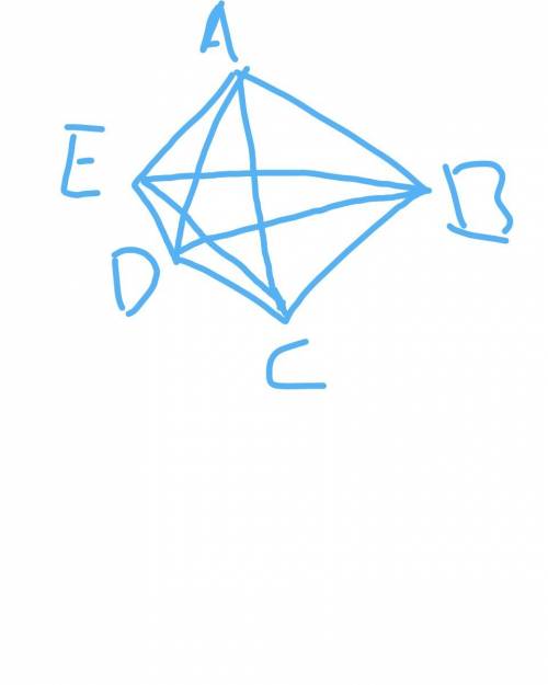 Нарисуйте выпуклый пятиугольник abcd и проведите все его диагонали при формулы nd=n(n-3)/2 найдите ч