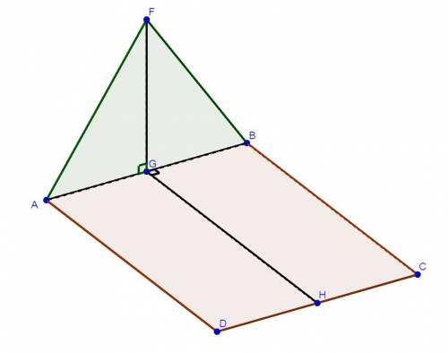 Дан прямоугольник abcd. равносторонний треугольник afb перпендикулярен плоскости abd.найдите двугран