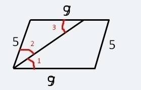 На отрезки какой длины делит сторону биссектриса одного из углов параллелограмма, если его периметр
