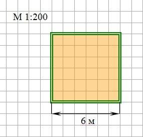 Сторона цветника квадратной формы на 18м меньше его периметра. найдите длину стороны квадрата и наче