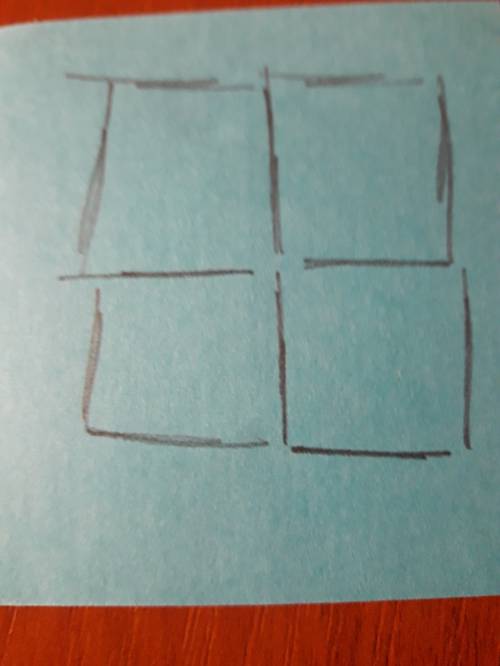 Расположите 12 спичек так, чтобы получилось 6 квадратов. изобразите рисунком.