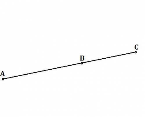 Точка b делит отрезок ac в отношении 2: 1 найдите ab если ас равно 18м
