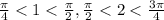 \frac{\pi}{4}