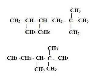 Напишіть структурні формули речовин, які мають такі назви 3-етил-2,5,5-триметилгексан 2,2,3- тримети
