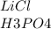 LiCl \\ H3PO4