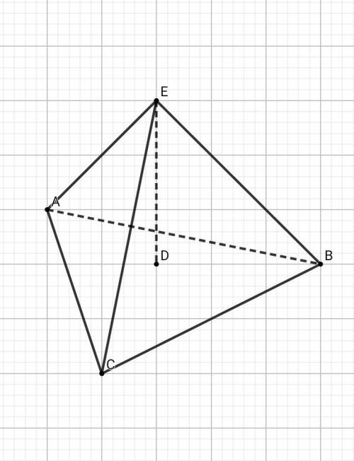 100 ! плоский угол при вершине правильной треугольной пирамиды =60°, а боковое ребро =2дм. чему равн