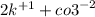 2{k}^{ + 1} + {co3}^{ - 2}