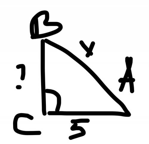 Дано: периметр треугольника авс = 15, ас = 5, угол с - прямой. найти: св