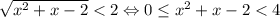 \sqrt{x^2+x-2}