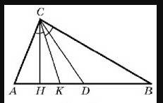 Втреугольнике abc высота bd, медиана bm и биссектриса bk делят угол abc на четыре равных угла. найди