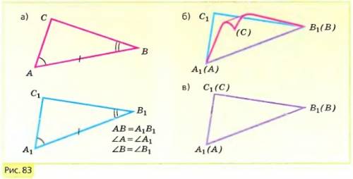 Докажите 2 призок равнобедренного треугольника