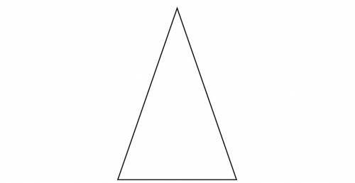 Нарисуйте равнобедренный треугольник tkm где tm основание данного треугольника