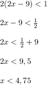 2(2x-9)