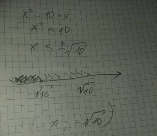 По ! ! 15 укажите наибольшее целое решение неравенства x^2 - 10 < 0 . решите неравенство методом