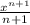 \frac{x^{n+1}}{n+1}