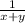 \frac{1}{x+y}