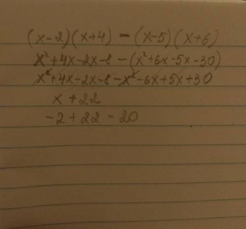 Выражение, а потом подставьте x=-2 (x-2)(x+-5)(x+6)