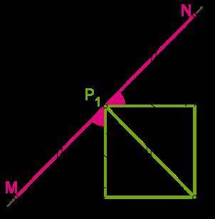Через конечную точку d диагонали bd=16,8 ед. изм. квадрата abcd проведена прямая перпендикулярно диа