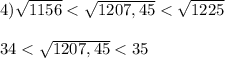 4)\sqrt{1156}