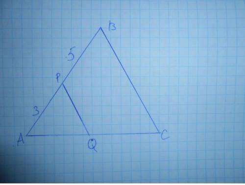 Дано: треугольник abc, плоскость альфа. точка p лежит на прямой ab так, что bp: ap=2: 5. точкаs лежи