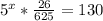 5^{x}*\frac{26}{625}=130