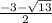 \frac{-3-\sqrt{13}}{2}