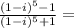 \frac{(1-i)^{5}-1}{(1-i)^{5}+1}}=
