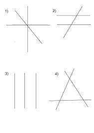 Вплоскости проведены две прямые линии. в скольких точках они могут пересекаться ? плоскости проведен