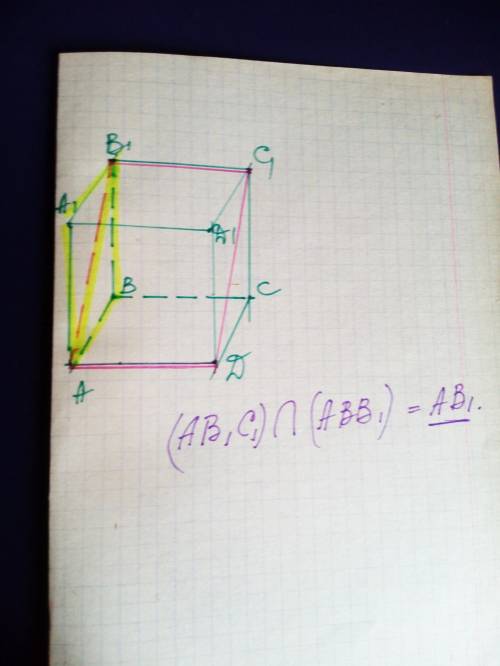 на рисунку зображено куб abcda1b1c1d1 укажіть пряму перетину площині ав1с1 і авв1​