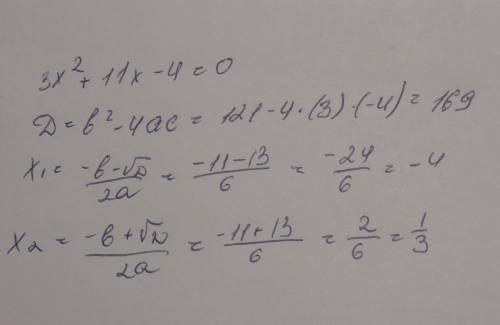 решите уравнение: аx=4; x=-1/3 бx= - 4; x=-1/3 вx= - 4; x=1/3 гx=4; x=1/3