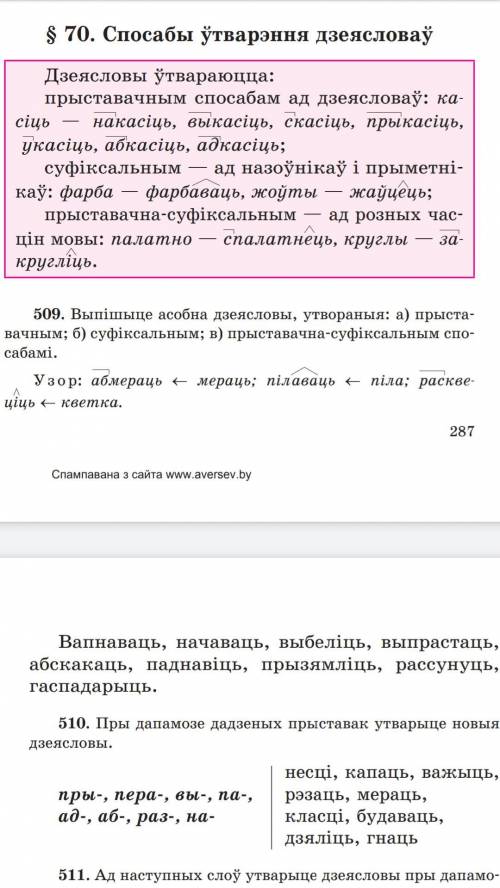 Устное сообщение на тему тварэння слоў.