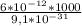 \frac{6*10^{-12}*1000 }{9,1*10^{-31} }