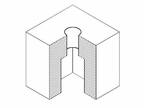 Тема разрезы в аксонометрии : вычертить куб со сторонами 80 мм, внутри которого по центру проходит с