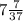 7\frac{7}{37}