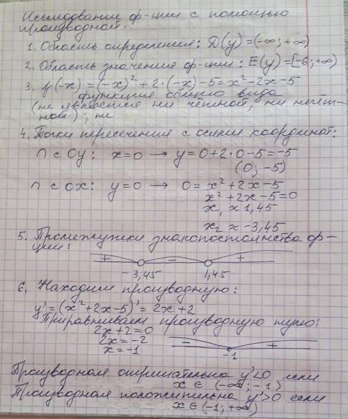 Знайдіть найбільше значення функції y=x2+2x-5 на проміжку [0; 2]​