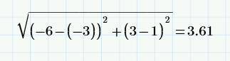 Найдите длину медианы ам треугольника abc, если a(-6; -3), b(-4; 3), c(-2; -1).