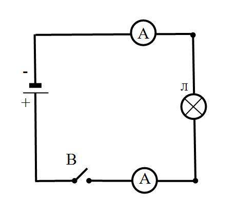 8класс . нарисуйте схему электрической цепи,представленной на рисунке 3,используя условные обозначен