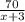 \frac{70}{x+3}