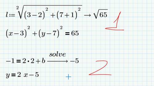 1.прямая задана уравненнем 4х+3у-24=0.а) найдите координаты точек а и в пересечения прямой с осями к