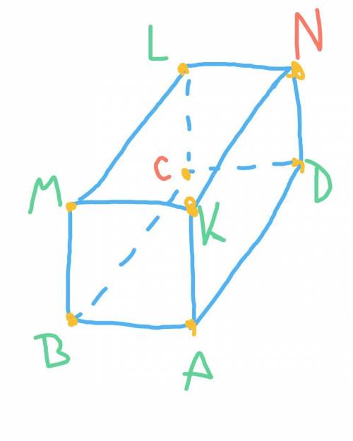 1. выпишите все невидимые грани параллелепипеда. 2. известны длины ребер: ав = 3 см, аd = 6 см, ак =