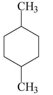 Структурная формула 1,4-диметилциклогексена