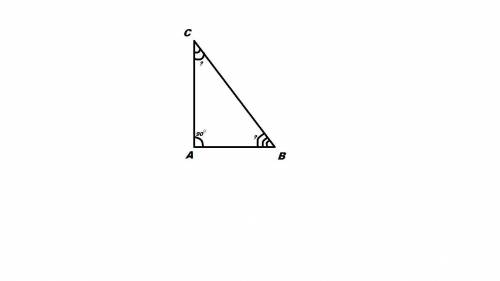 В прямоугольном треугольнике один из острых углов в 2 раза больше другого Найдите его болсторону,есл