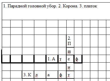 сделайте кроссворд на тему-украшения древнего Египта