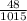 \frac{48}{1015}