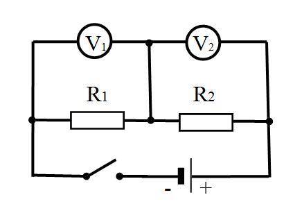 Два провідники опором 8 Ом і 4 Ом з'єднані послідовно. Напруга першого резистора 36 В. Знайдіть напр
