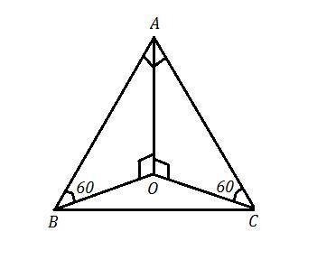 З точки А до площини α проведено перпендикулярні похилі АВ і АС. Знайдіть квадрат відстані між точка