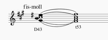 построить D43 в фа#миноре