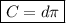 \boxed {C = d\pi }