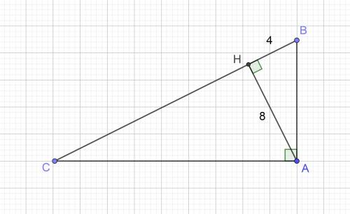 Знайти площу прямокутного трикутника в якому висота, опущена із вершини прямого кута на гіпотенузу р